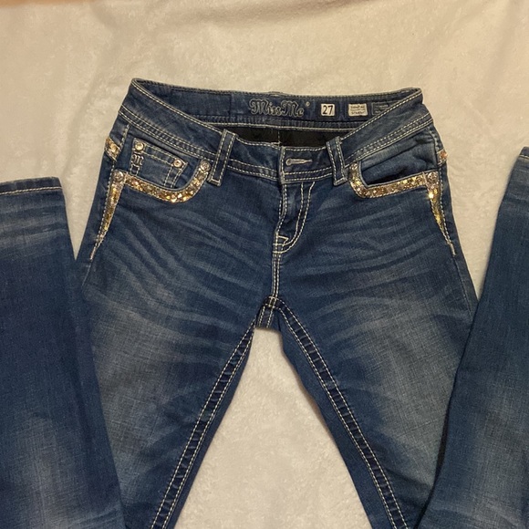 Miss Me Jeans, Signature Straight, Size 27 - Picture 2 of 3